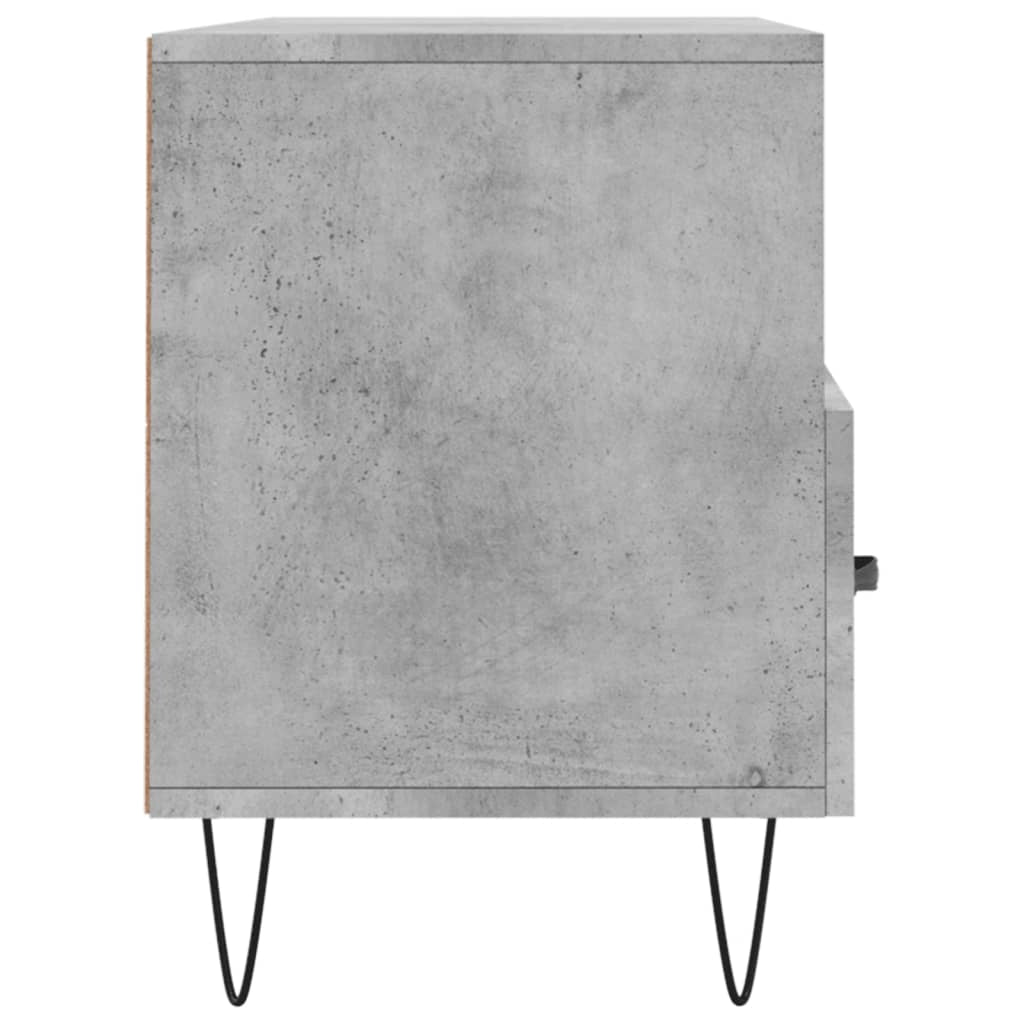 Mobile TV multimediale mensola TV credenza mobile TV sala da pranzo soggiorno camera da letto 102 x 36 x 50 cm legno ingegnerizzato grigio 02_0025600