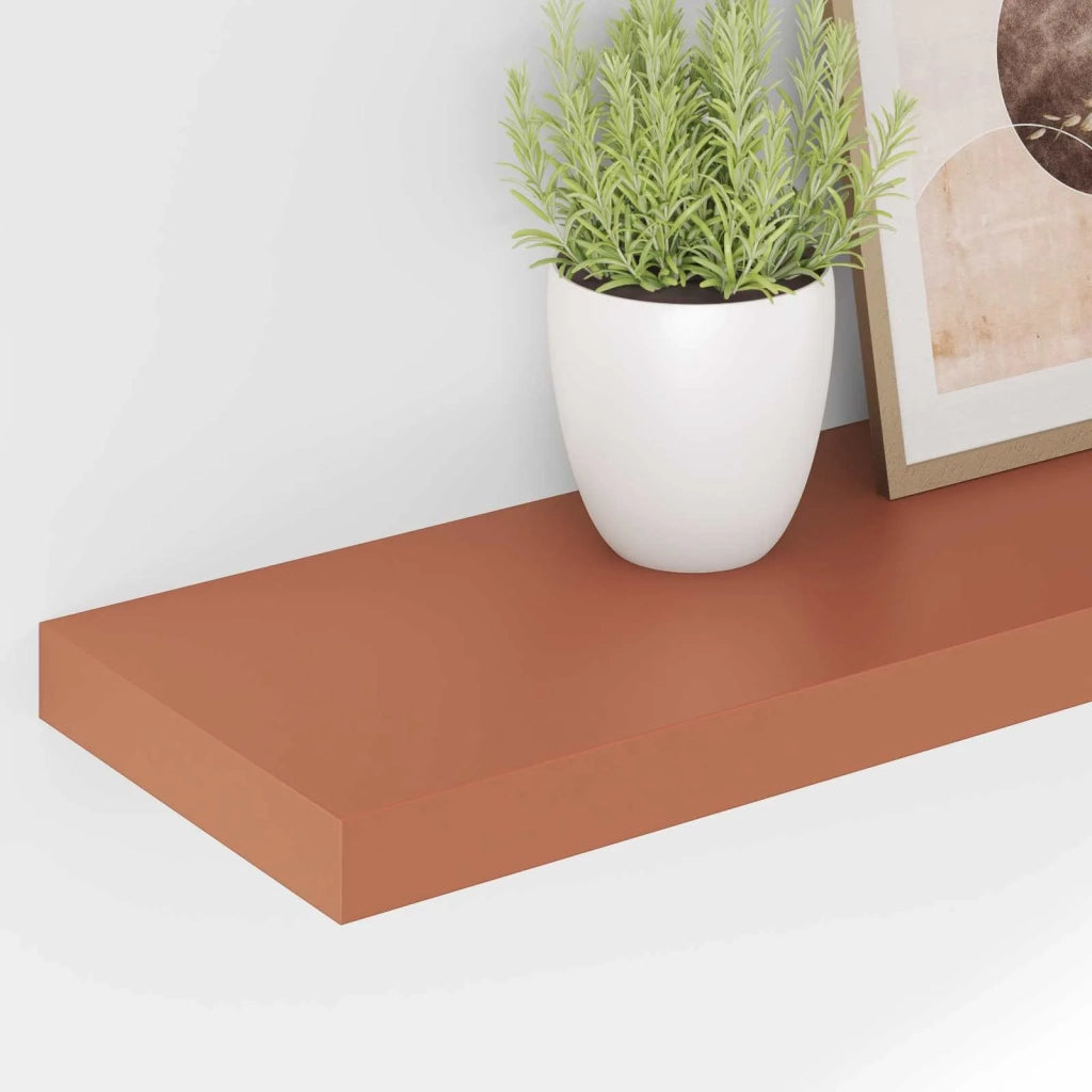 Scaffale da parete 4 pcs Rosso 90 x 23,5 x 4 cm
