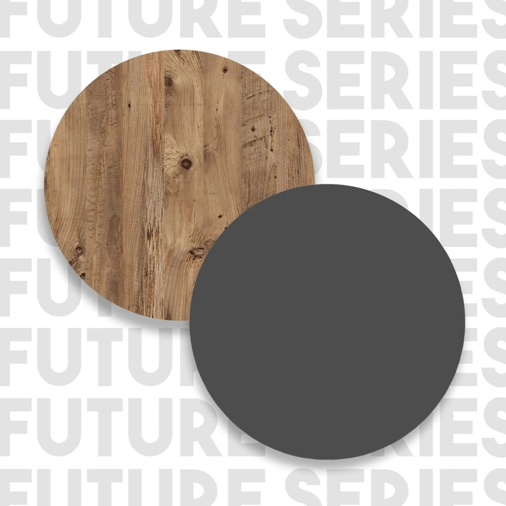 Tavolino in legno "Frew" - 90 x 60 x 28 cm - Marrone