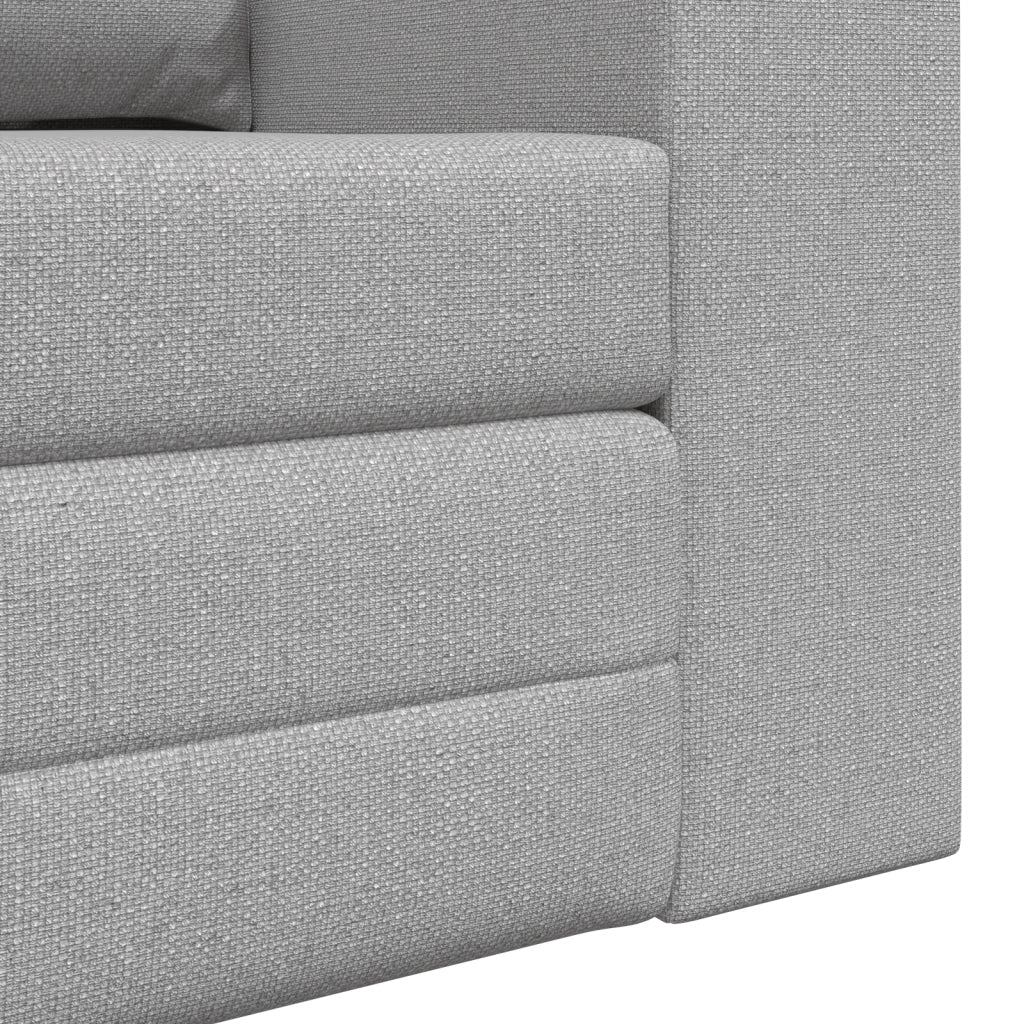 Divano Letto 2-in-1 Grigio Nuvola 148x71x83 cm Tessuto