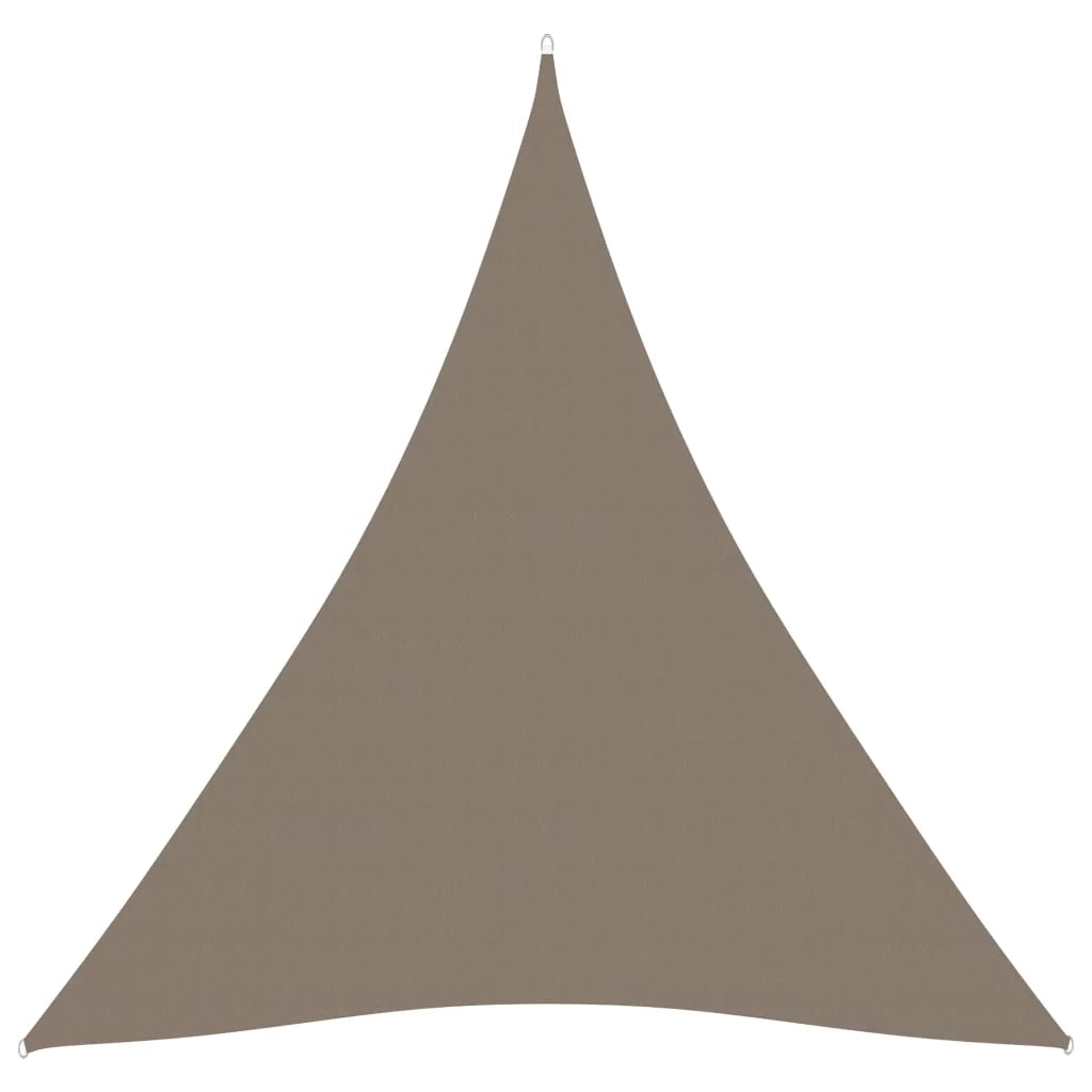 Vela ombreggiante triangolare in tessuto Oxford 4,5 x 4,5 x 4,5 m tortora 02_0009861