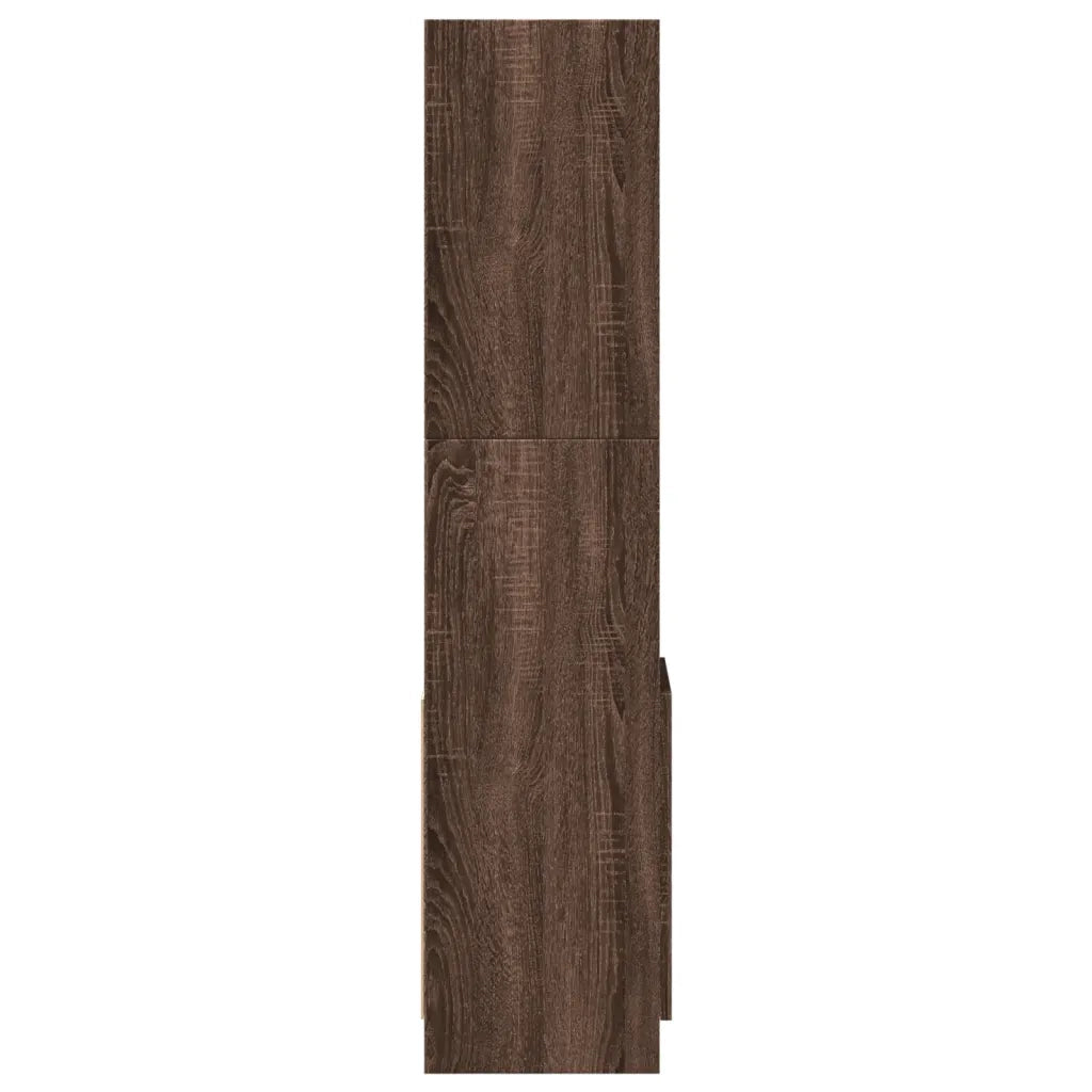 Credenza Rovere Marrone 92x33x140 cm in Legno Multistrato 3309615