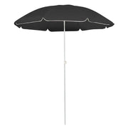 Ombrellone da Esterni con Palo in Acciaio 180 cm Antracite cod mxl 22955