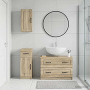 Set di armadietti da bagno in 3 pezzi UTRECHT Rovere Sonoma 3417812