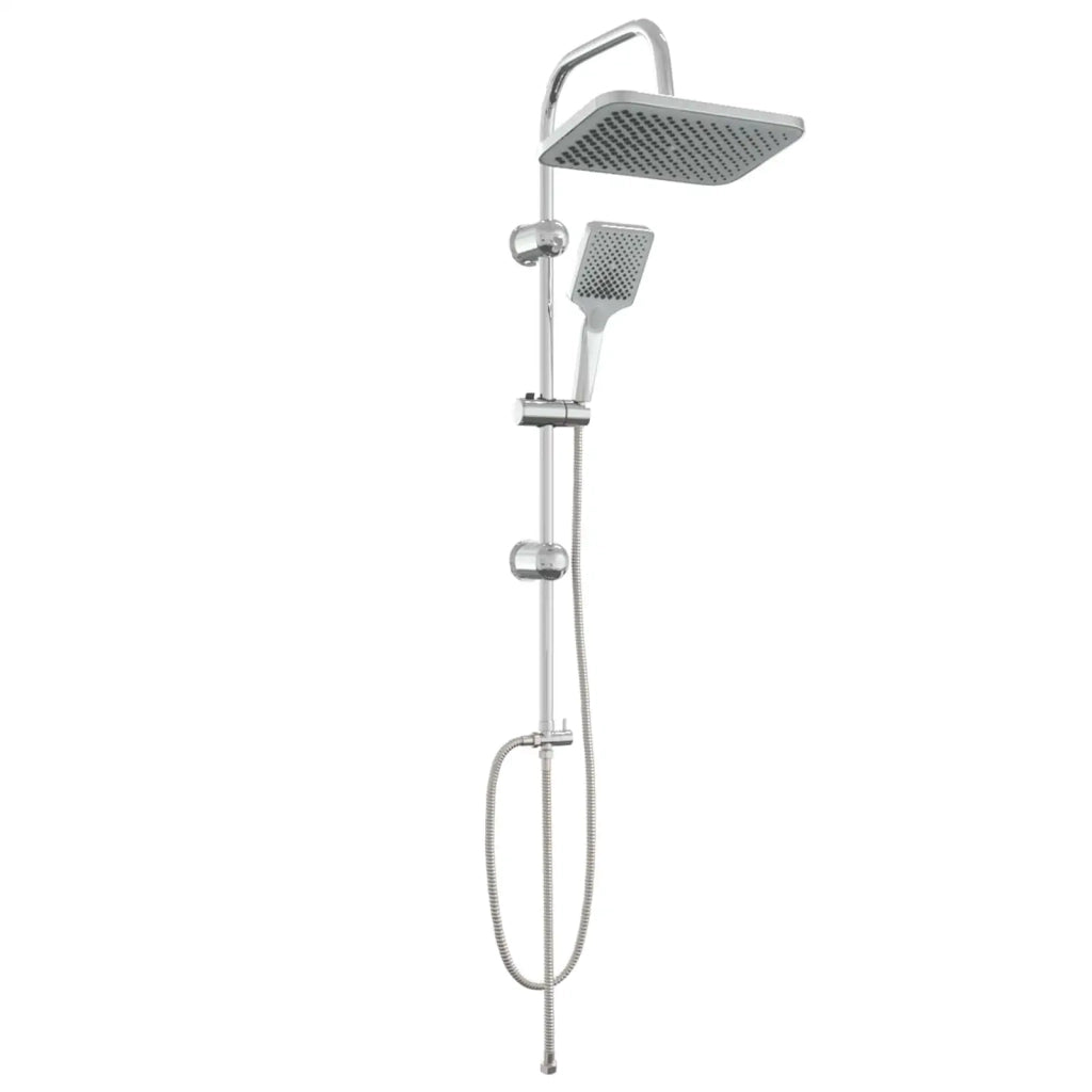 Sistema doccia con soffione Cromato Acciaio Inox 42053770