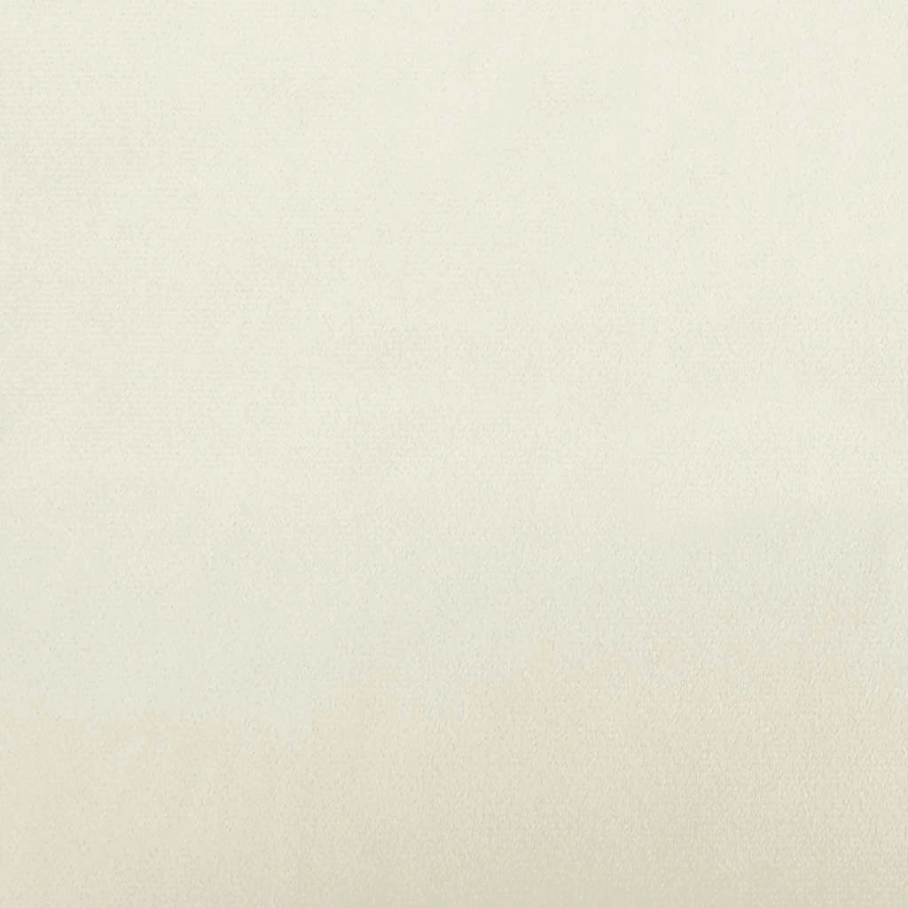 Cuccia per cani a forma di cesto comoda 80 x 45 x 30 cm velluto crema 02_0042955