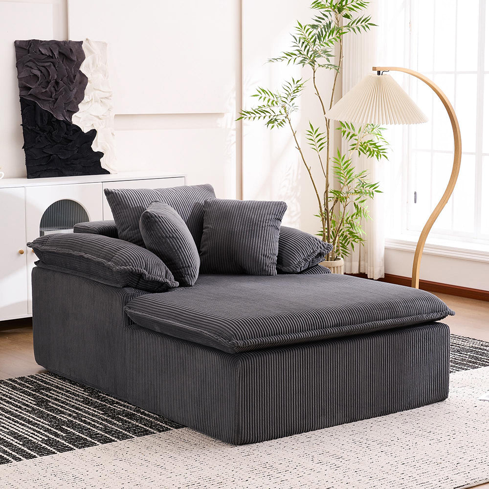 Canap¨¦ inclinabile da 46 cm - Xylo - Design senza telaio per lettura