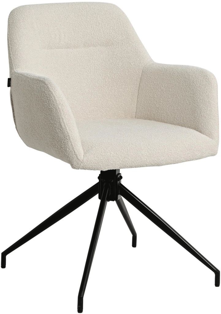 Sedia per sala da pranzo Merlinda in tessuto Teddy 4