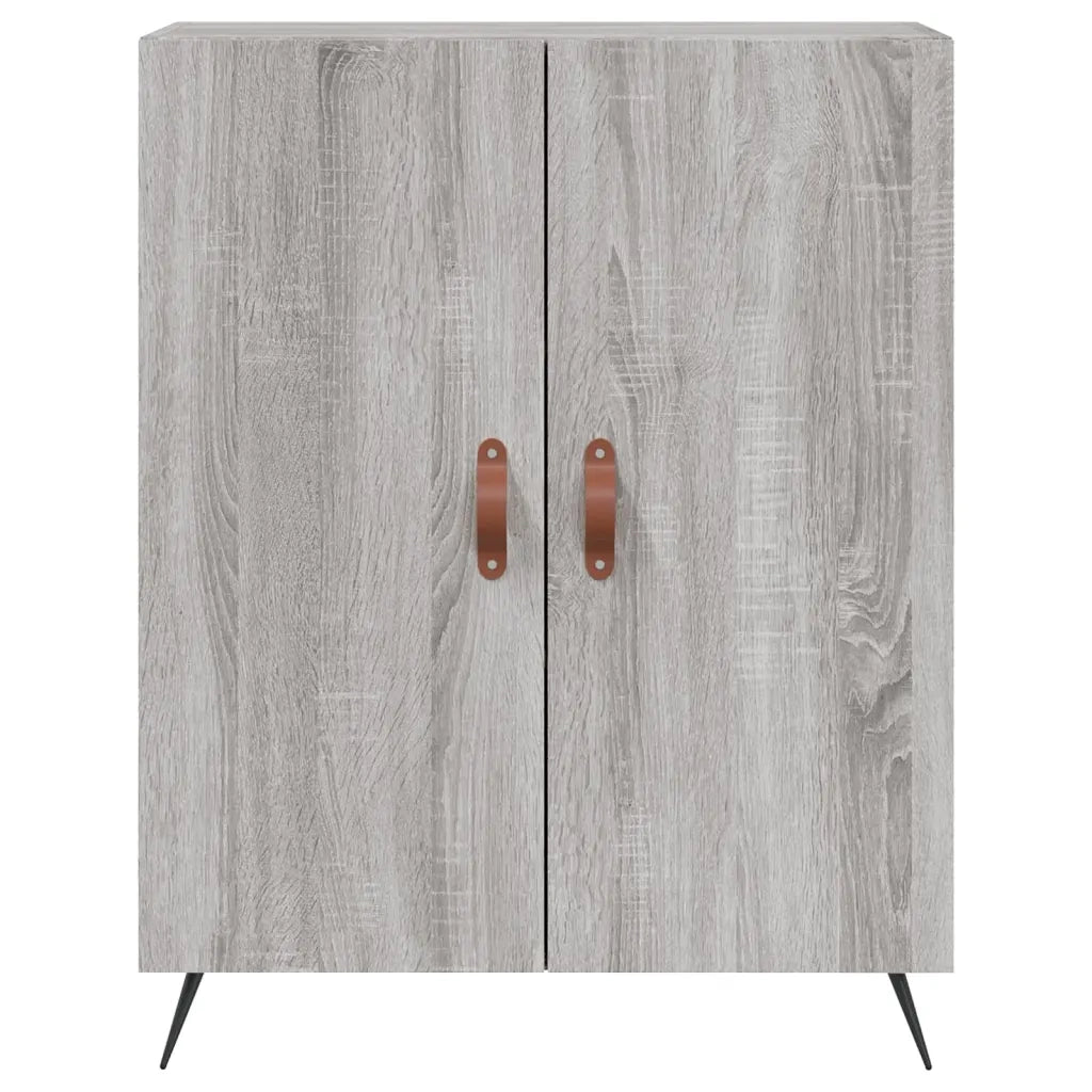 Credenza Grigio Sonoma 69,5x34x180 cm in Legno Multistrato 3199535