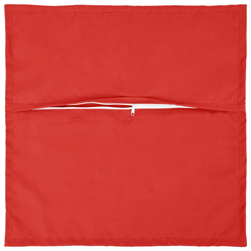 Federa 2 pz HOUTEN Rosso 45 x 45 cm Poliestere 918769