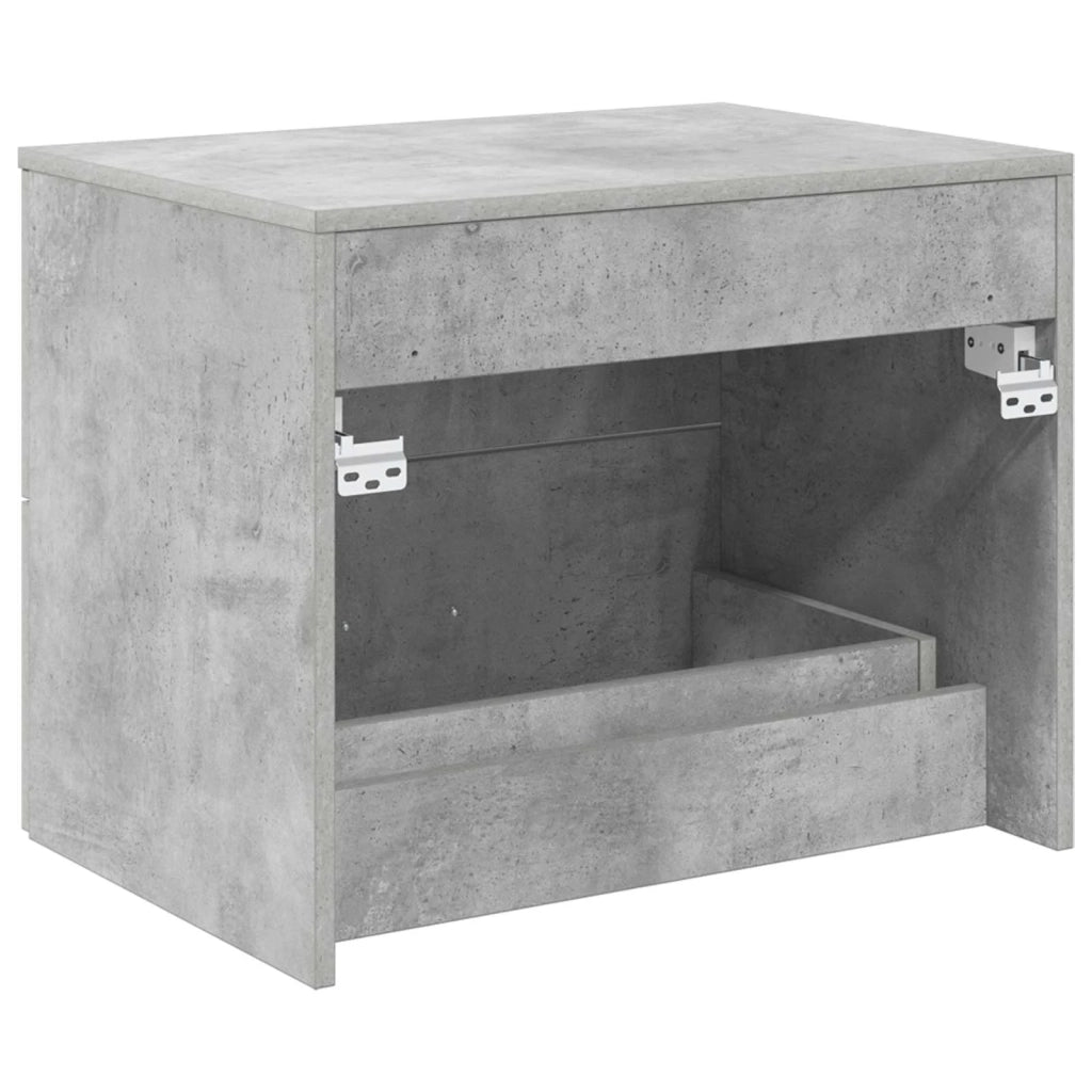 Mobile da Bagno da Muro Grigio Cemento 62,5 x 44,5 x 50 cm 890329
