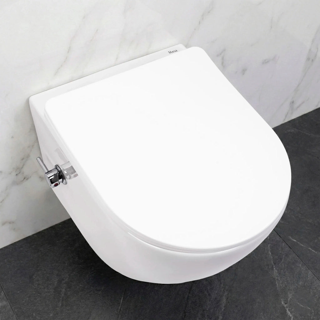 Vaso Wc Sospeso Rea Carlo Lux Rimless Con Funzione Bidet