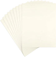 28 Fogli Carta Crema 216 x 28 cm - Carta Beige 250 g/m²2. Carta da Costruzione Ivoia 2. Carta Bianca per Carte, Inviti, Album, Certificati