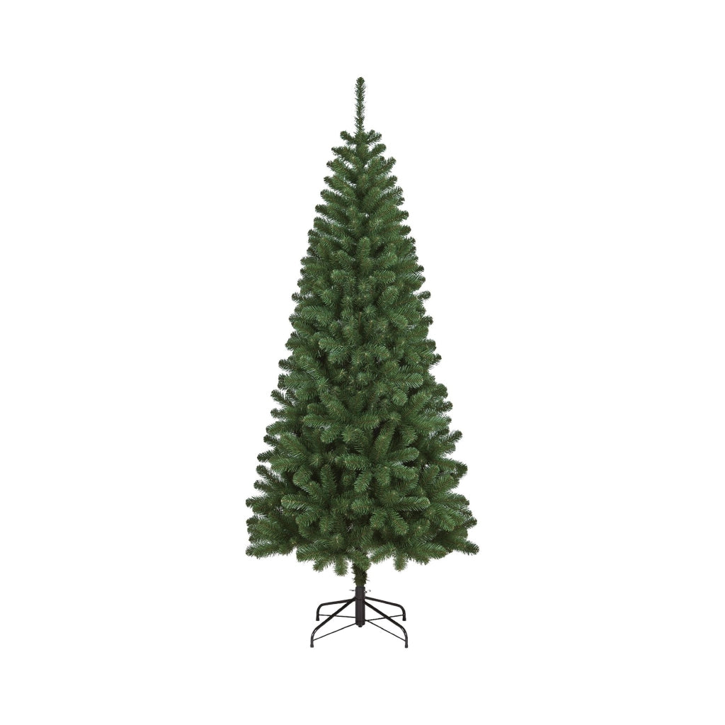 Albero di Natale Comet, Albero artificiale extra folto, Albero effetto reale in PVC, 500 rami, Altezza cm 180