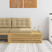 Divano da Esterno con cuscino-Divano da Giardino Bianco 115 x 83 x 73 cm 306551