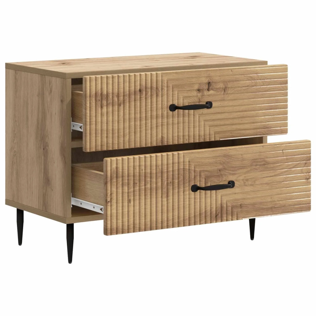 Armadio da Notte Rovere Artigianale 62 x 34,5 x 47,5 cm 894784