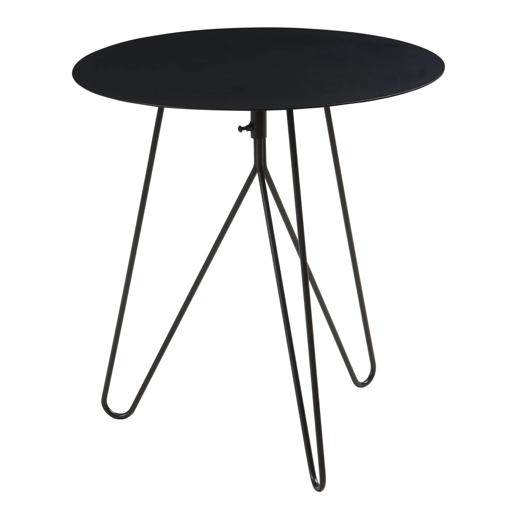 Tavolino laterale 45 x 43 cm metallo nero 03_0010938