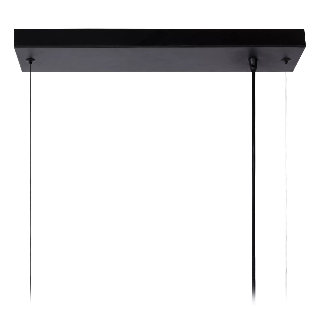 Lampada a sospensione loft nera Fabian 6xE27 Lucide