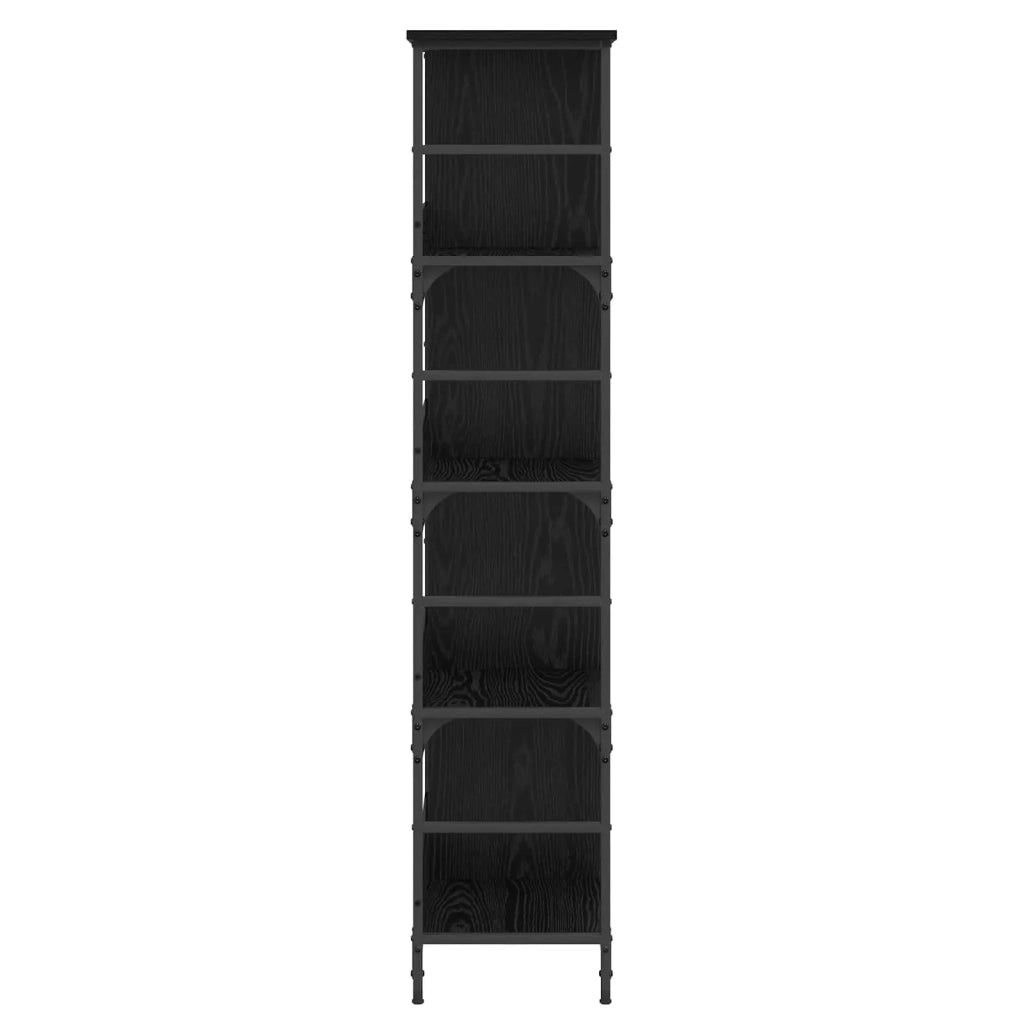 Libreria Rovere nero 78,5 x 33 x 153 cm metallo PB 8010894