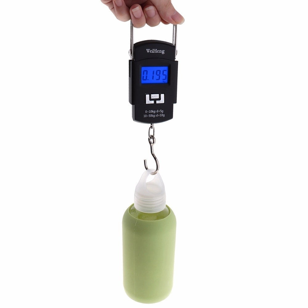 Trade Shop - Bilancia Portatile Elettronica Per Pesca Caccia Pesa Bagagli 50 Kg Wh-a08 -