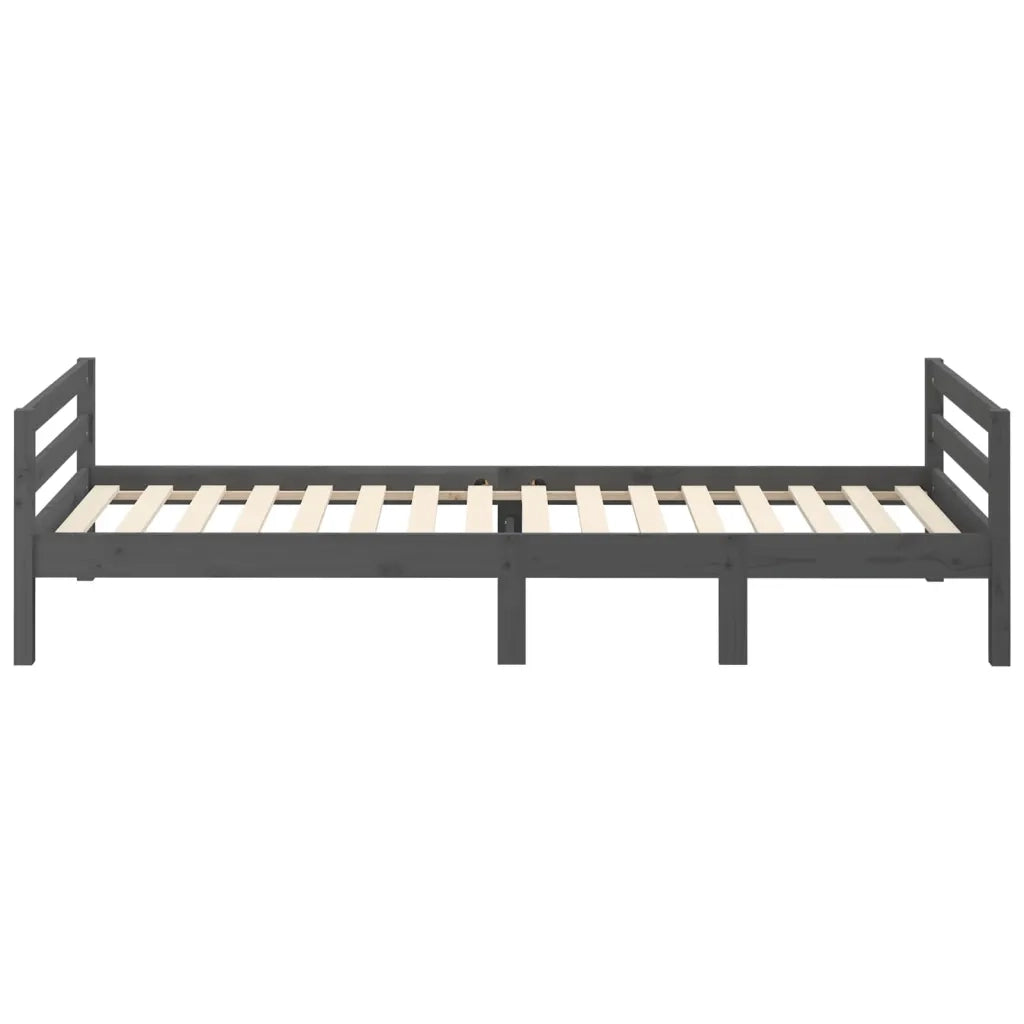 Giroletto Grigio 75x190 cm in Legno Massello di Pino cod mxl 57678