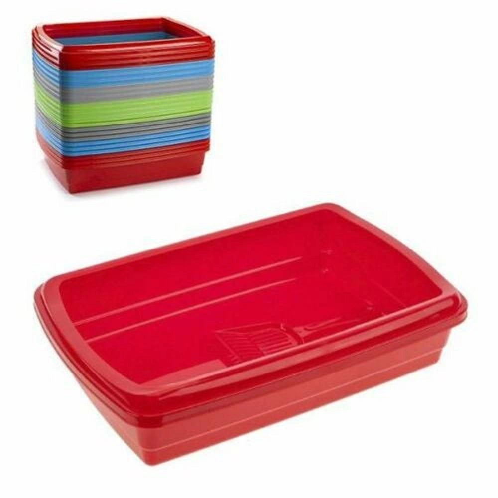 Trade Shop - Lettiera Per Gatti Gatto Rettangolare Con Paletta In Plastica Colorata -