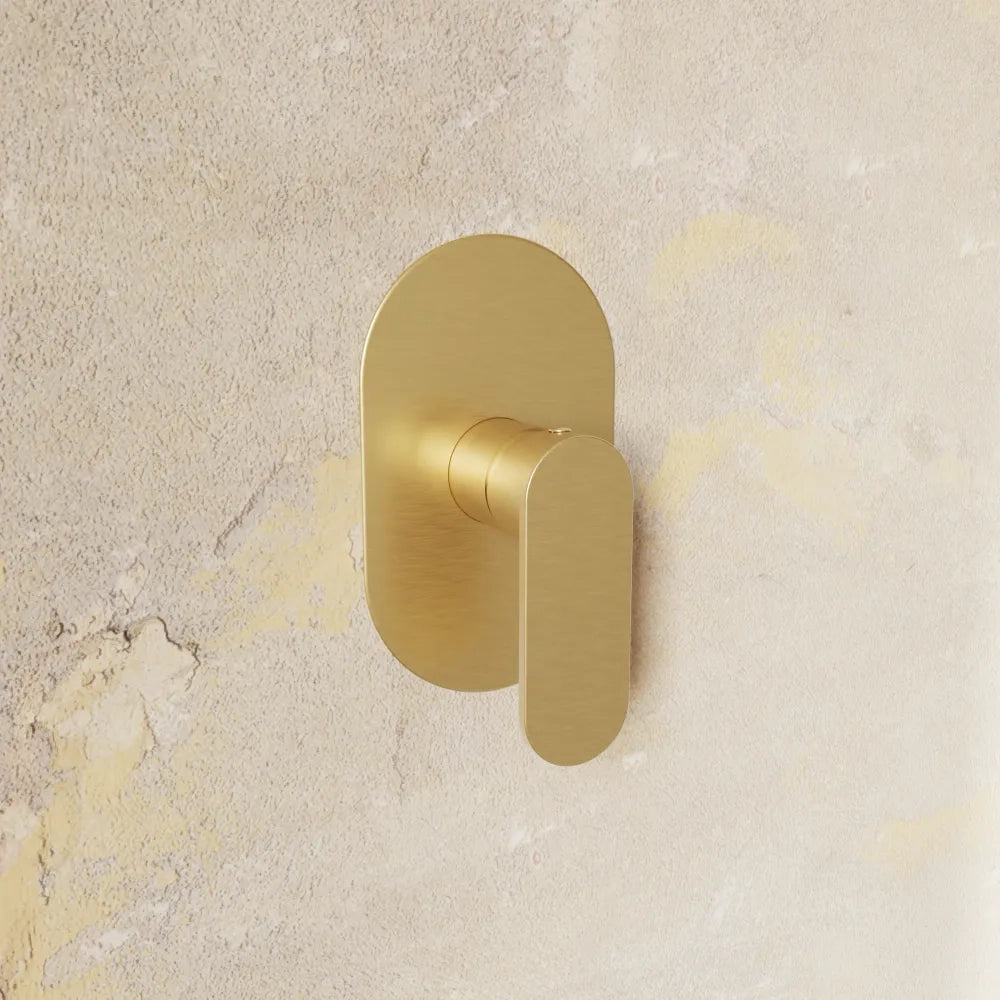 Miscelatore incasso doccia monocomando oro spazzolato | Margot