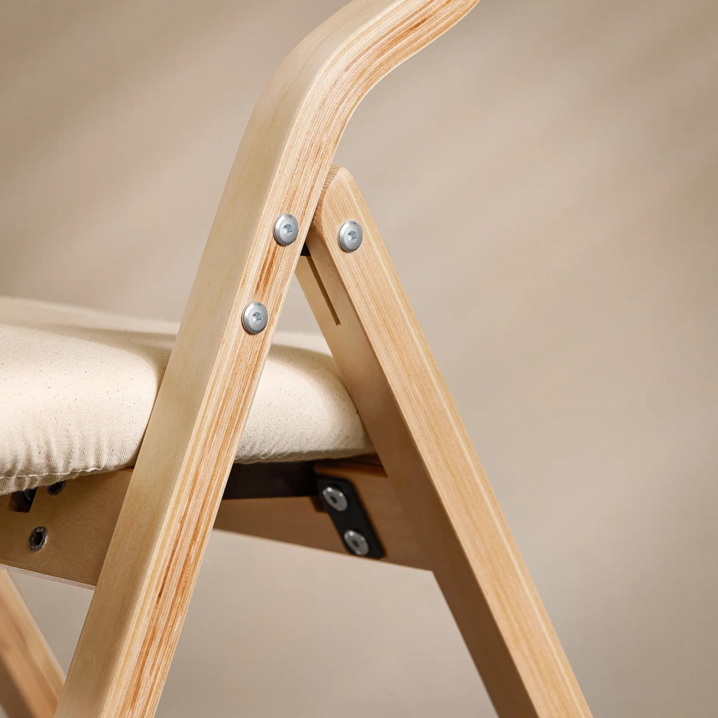 Sedia pieghevole Stil Sedia Sedia da scrivania in betulla Bianco FST40-W