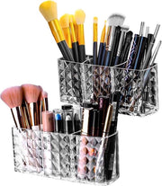 Organizzatore multifunzionale per cosmetici - trasparente - 3 cassette - acrilico