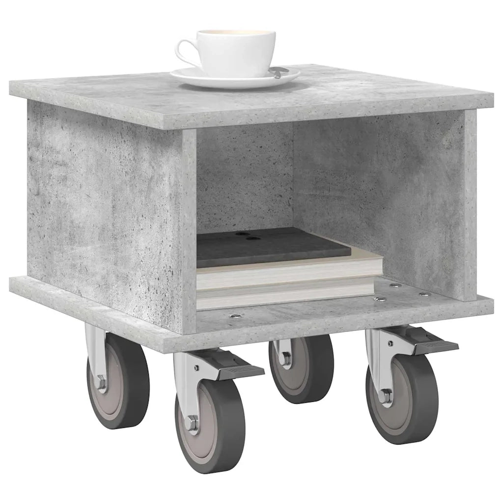 Supporto TV 37 x 35 x 35 cm Grigio cemento Legno ingegnerizzato 891051