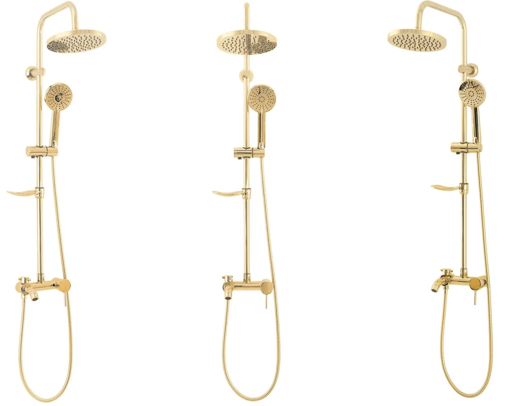 Set Doccia Da Incasso Luis Gold