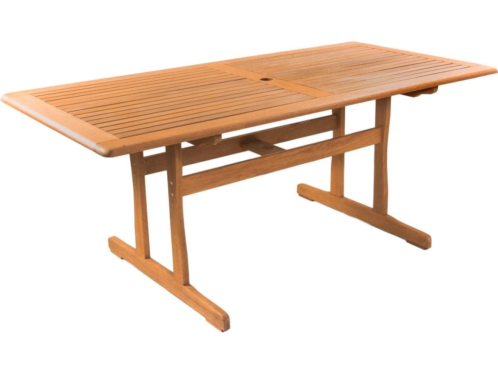 Mobili da giardino "Seoul" - 1 tavolo + 8 sedie - acero - beige