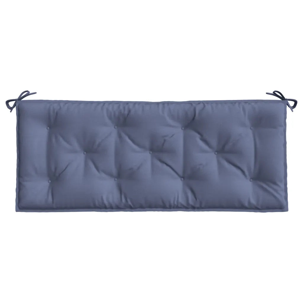 Cuscini per Panca 2 pz Blu Marino 120x50x7cm in Tessuto Oxford 379064