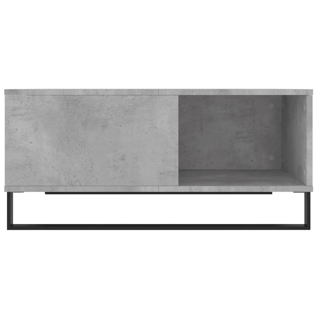 Tavolino salotto | Tavolino da caff¨¨ | Tavolino da Soggiorno Grigio Cemento 80x80x36,5 cm Legno Multistrato