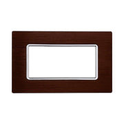 Placca In Alluminio Serie Solar 4P Colore Bronzo Compatibile Con Bticino Matix