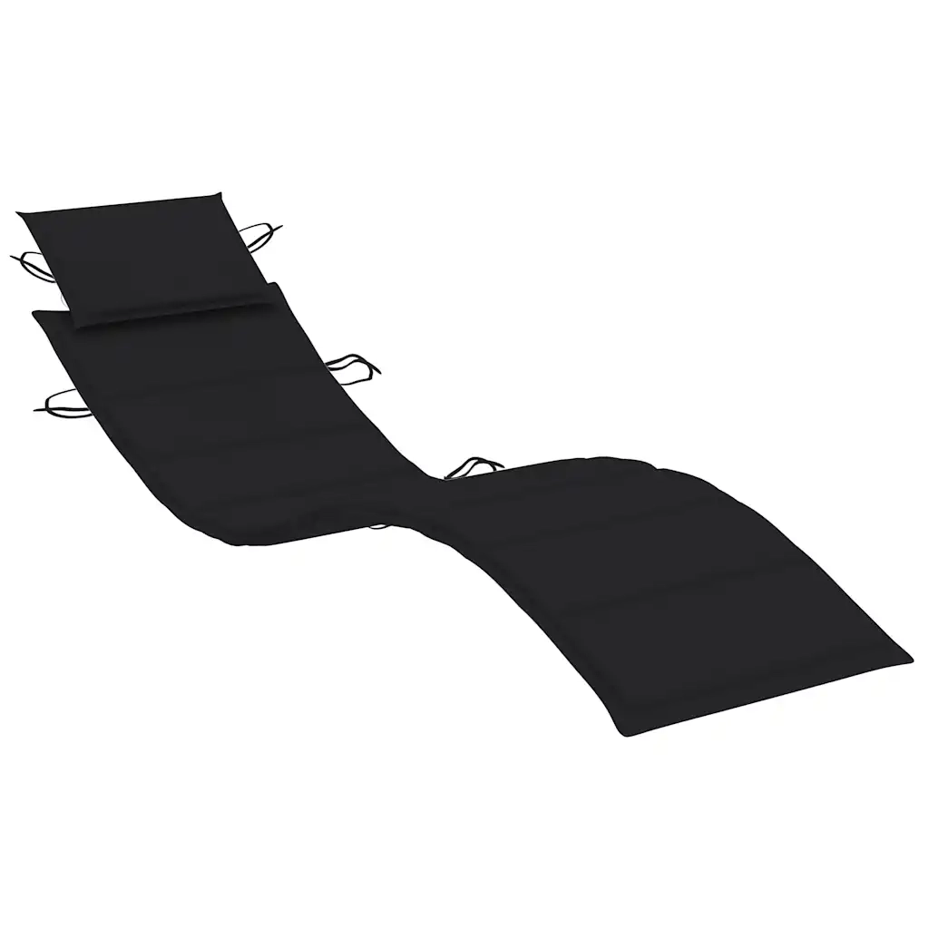 Lettini Prendisole 2 pz con Cuscini in Legno Massello d'Acacia 3077368