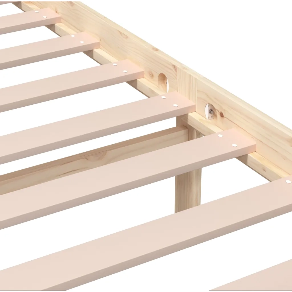 Giroletto-Struttura Letto in Legno Massello 160x200 cm 239824