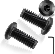25 pezzi di viti a testa piatta M6 x 16 mm in acciaio inossidabile 304 - testa interna - avvallamento completo - viti a testa a lente
