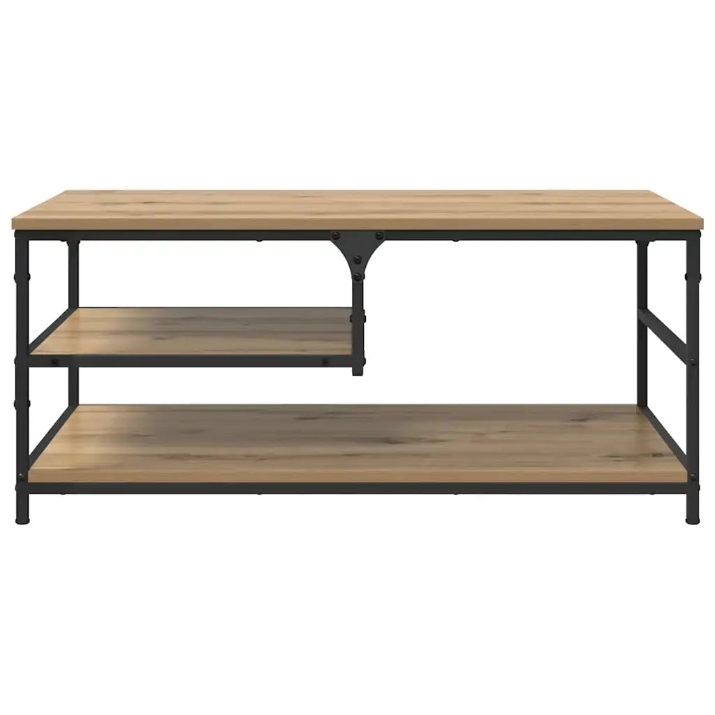 Tavolino da salotto Rovere artigianale 90 x 49 x 40 cm