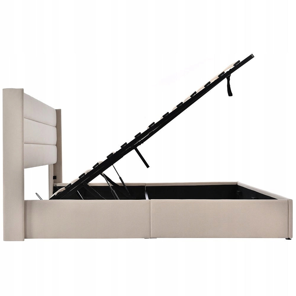 Letto con contenitore 160x200 - Xylo - Alzata idraulica e struttura