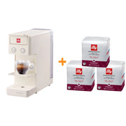 illy Caffe' Macchina da Caffe'  a Capsule Iperespresso Y3.3 Bianco + 54 Capsule INTENSO