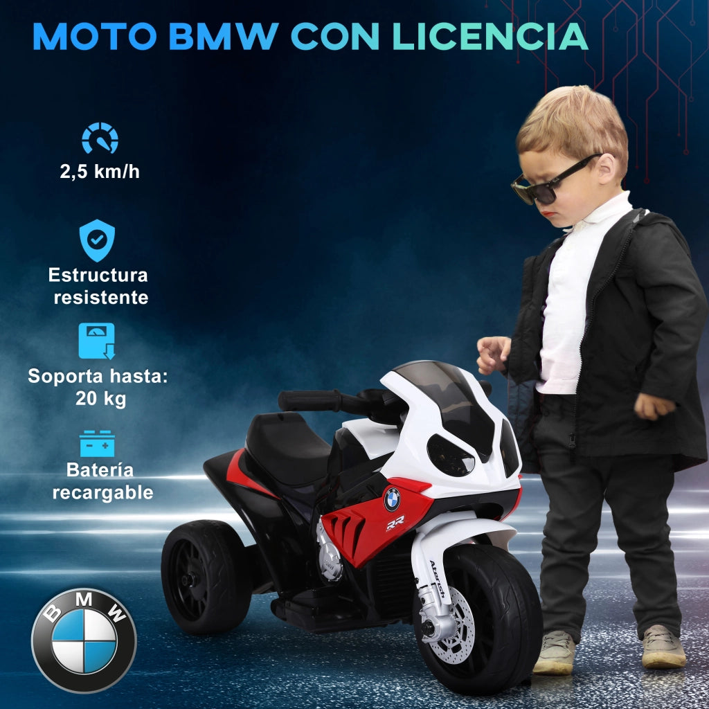 Motocicletta Elettrica per Bambini BMW S1000RR ¨C zephmum ¨C Rosso 66x37x44 cm