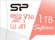 Micro SD Card UHS-I U3 V30 4K A1 1TB Inclusivo Adattatore SD
