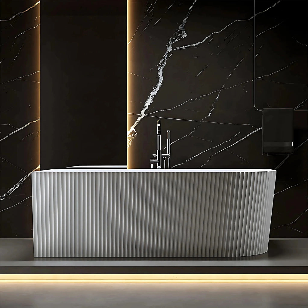 Vasca Bagno Wenus Sinistra 170cm Copritappo rame spazzolato