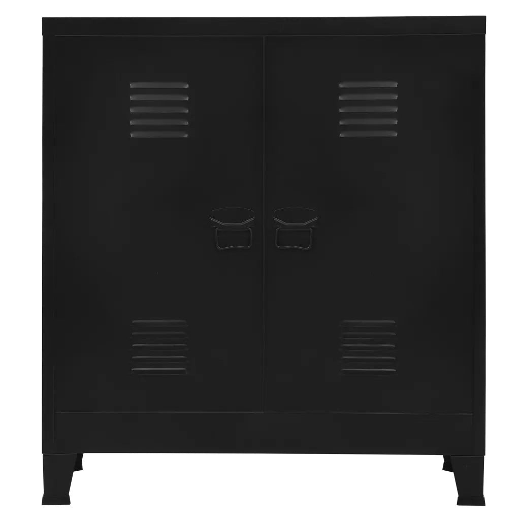 Armadio Classificatore Industriale Nero 90x40x100 cm in Acciaio cod mxl 52963