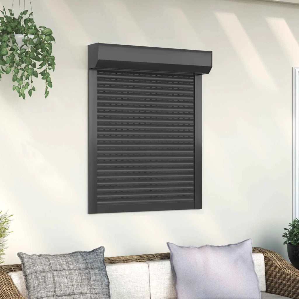 Persiana a rullo Antracite 70 x 100 cm Alluminio e poliuretano CFW3395682