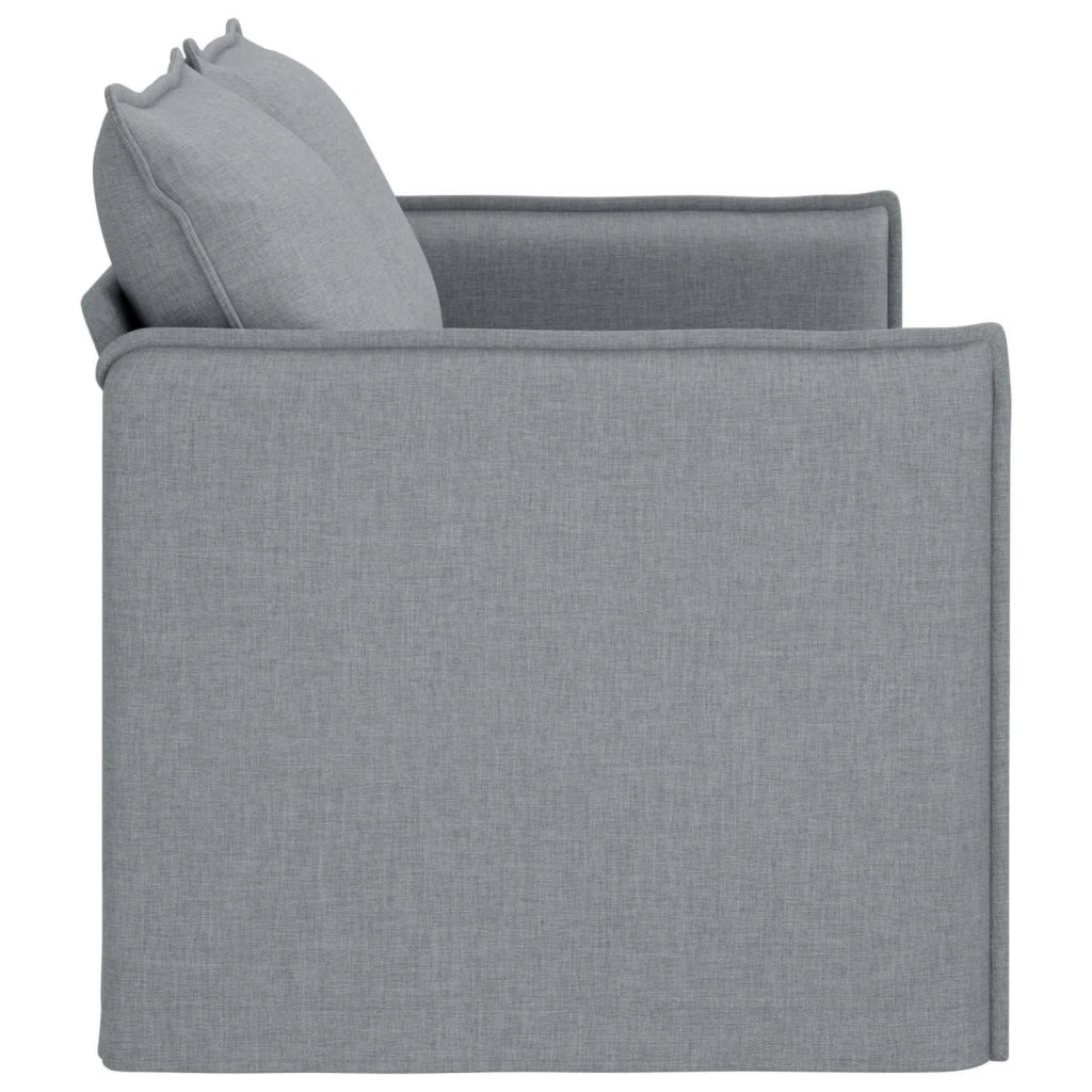 Divano | Divano da soggiorno | Sofa Grigio chiaro 156 x 82 x 85 cm Tessuto
