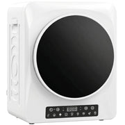 Asciugatrice compatta a ventilazione da 1000 W con modalit¨¤ extra dry ed ECO, timer e impostazioni di temperatura, bianca