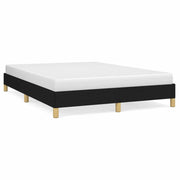 Letto matrimoniale | Letto per adulti | Giroletto senza Materasso Nero 140x200 cm in Tessuto