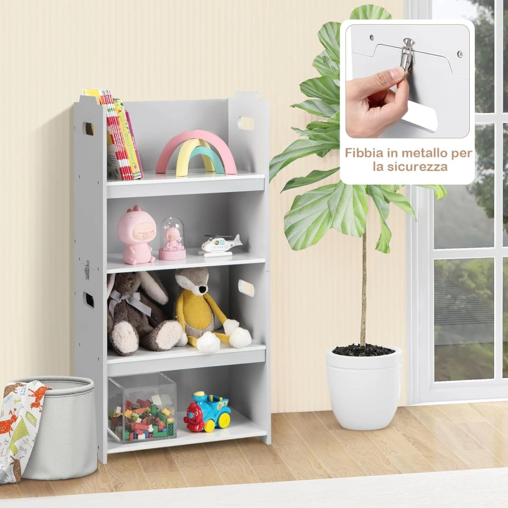 Set di Tavolo e Sedie per Bambini 4 in 1, Tavolo di Attività per Bambini con 2 Sedie Impilabili Coperchio Rimovibile e Contenitore, per Imparare Giocare Disegnare, Adatto a bambini dai 3 anni+